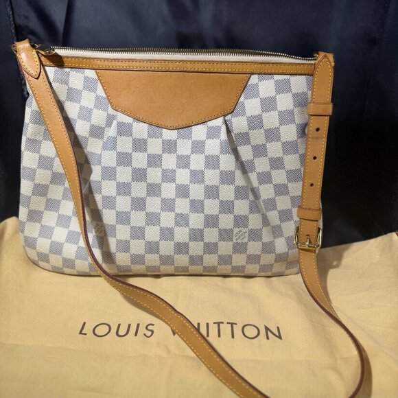 Louis Vuitton Damier Azur Siracusa mm crossbody EUC - Picture 12 of 12
